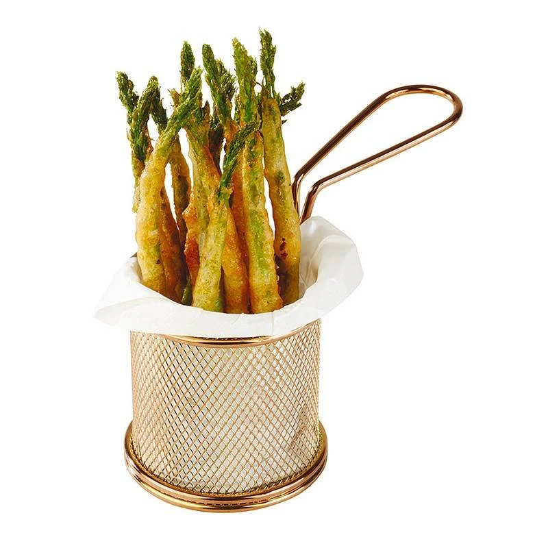 9 cm - Tableware Buffet & Display Cestello Porta Snack In Acciaio Inox - Image 5