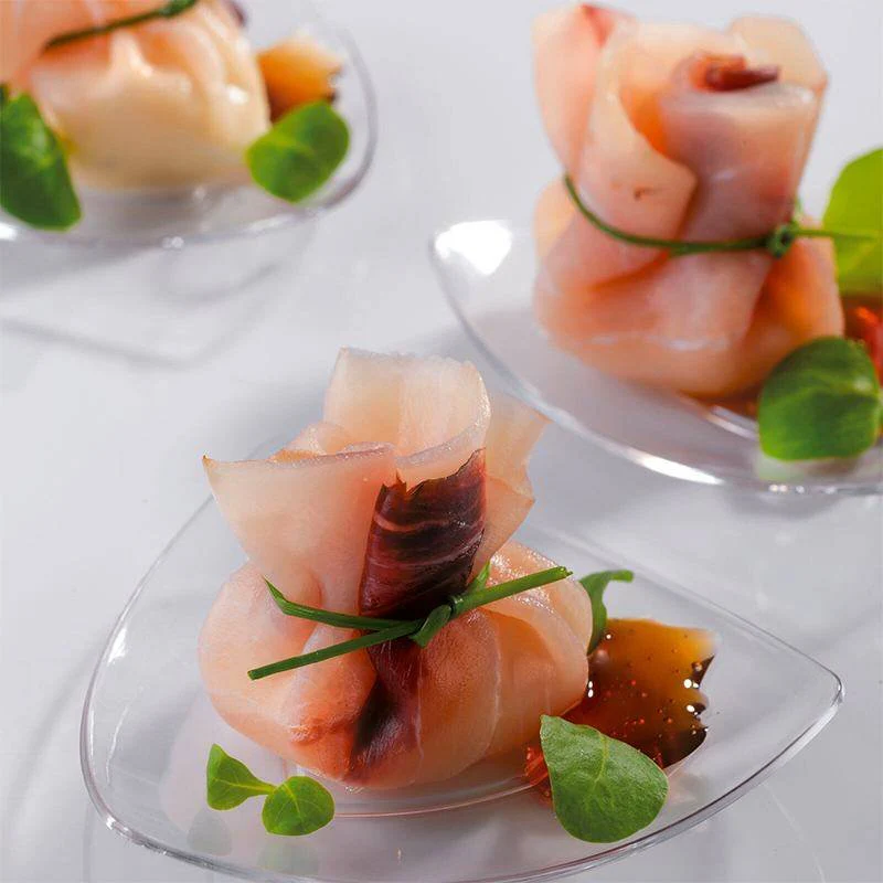 9 cm - Tableware, Buffet & Display Piattino Monoporzione In Polistirolo - Set 100 Pz - Image 3