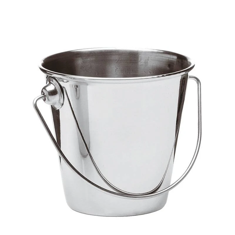9 cm - Tableware Buffet & Display Secchiello Porta Snack In Acciaio Inox