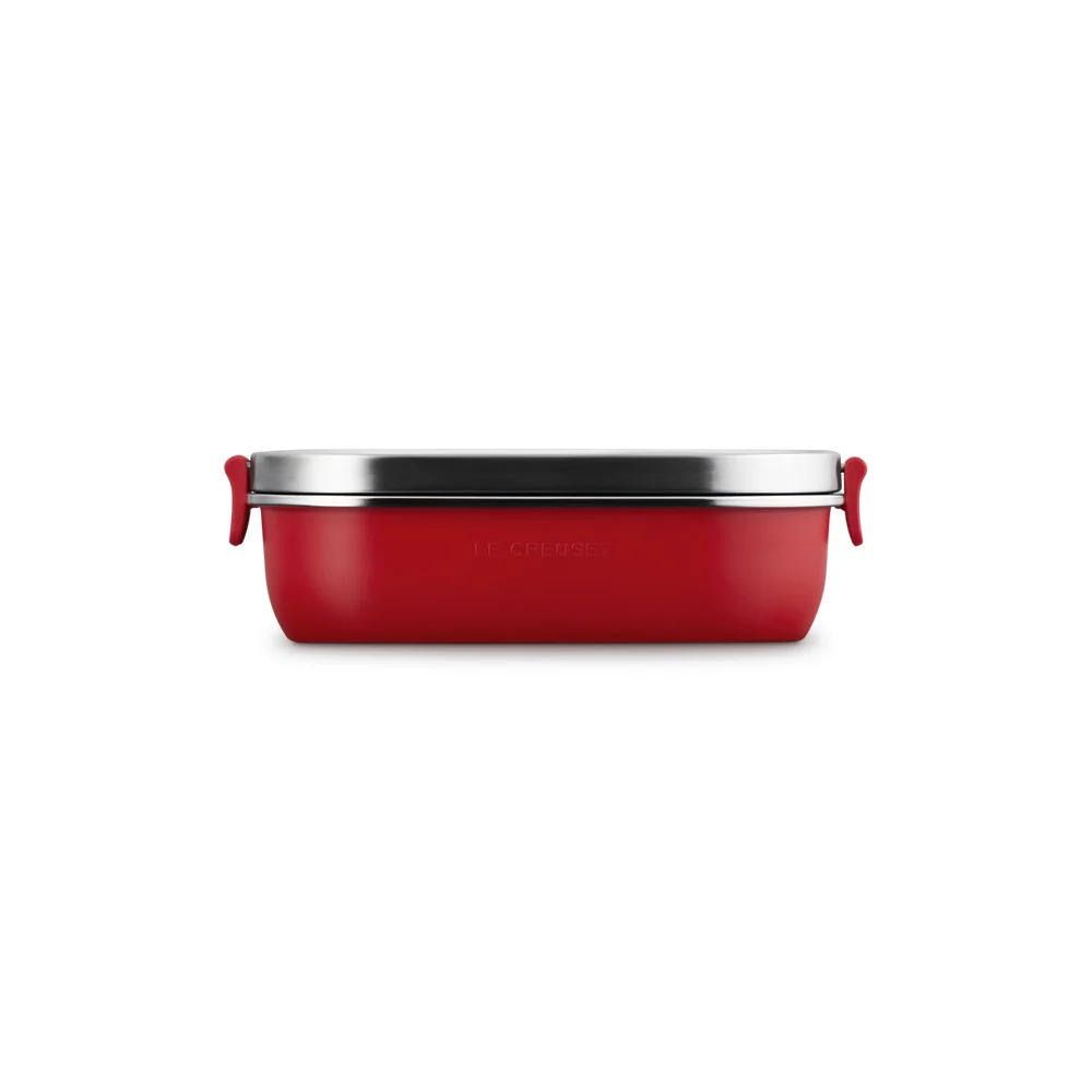 90 cl - On The Go Lunch Box Contenitore Per Alimenti Rettangolare In Acciaio Inox - Image 3