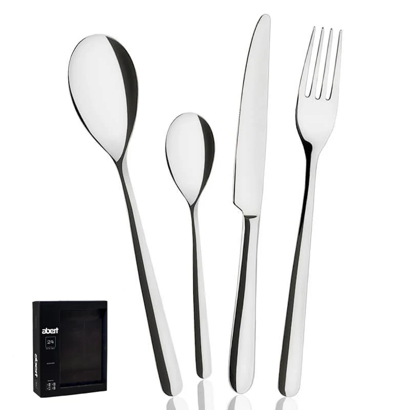 Allegra Servizio Posate In Acciaio Inox - Set 24 Pz