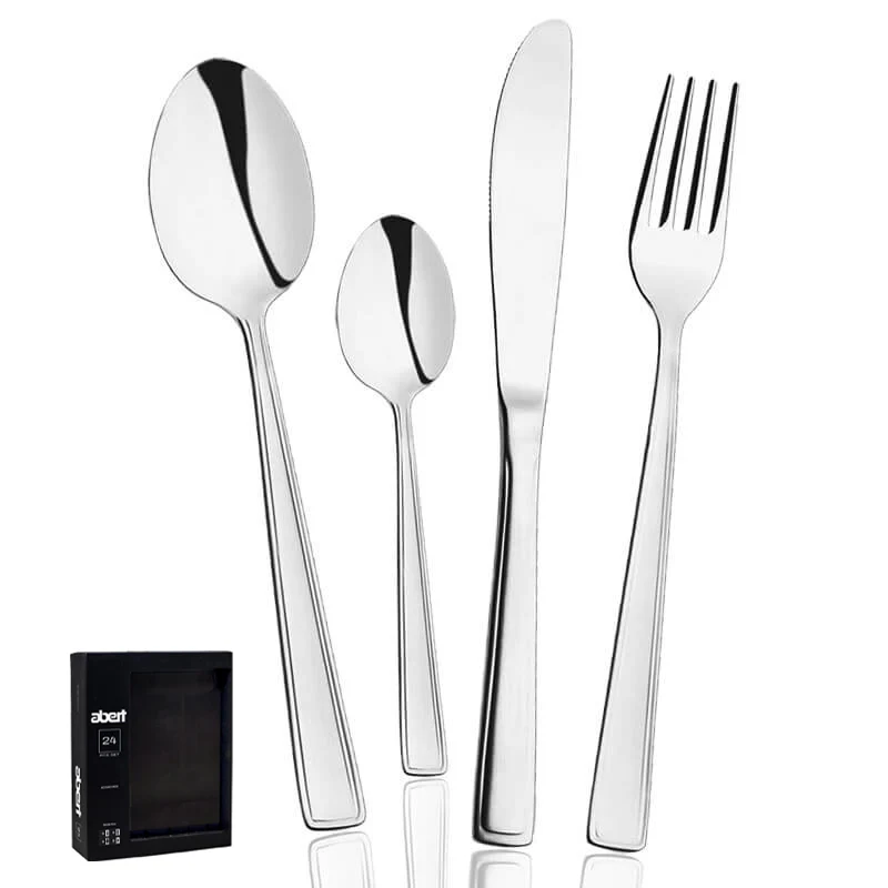 Boston Servizio Posate In Acciaio Inox - Set 24 Pz