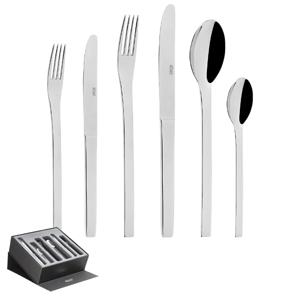 Linea Servizio Posate In Acciaio Inox Set 75 Pz