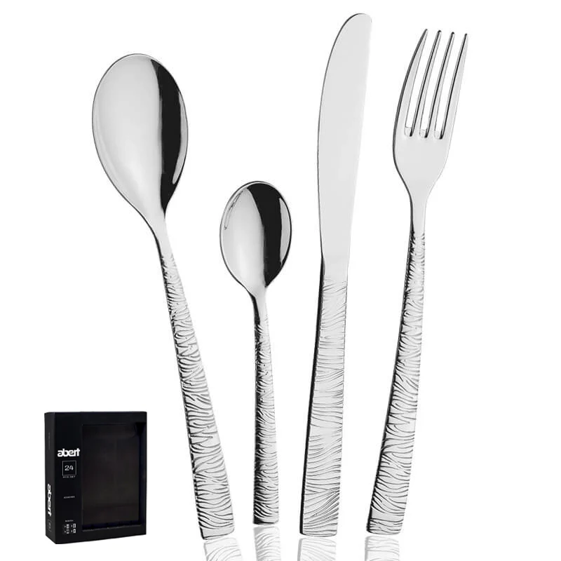 Naif Servizio Posate In Acciaio Inox - Set 24 Pz