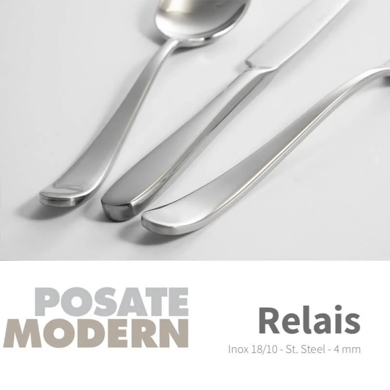 Relais Servizio Posate In Acciaio Inox - Set 24 Pz - Image 2