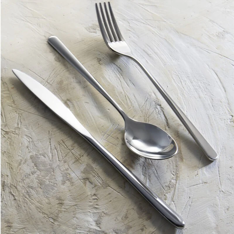 Stilo Coltello Tavola In Acciaio Inox - Set 12 Pz - Image 2