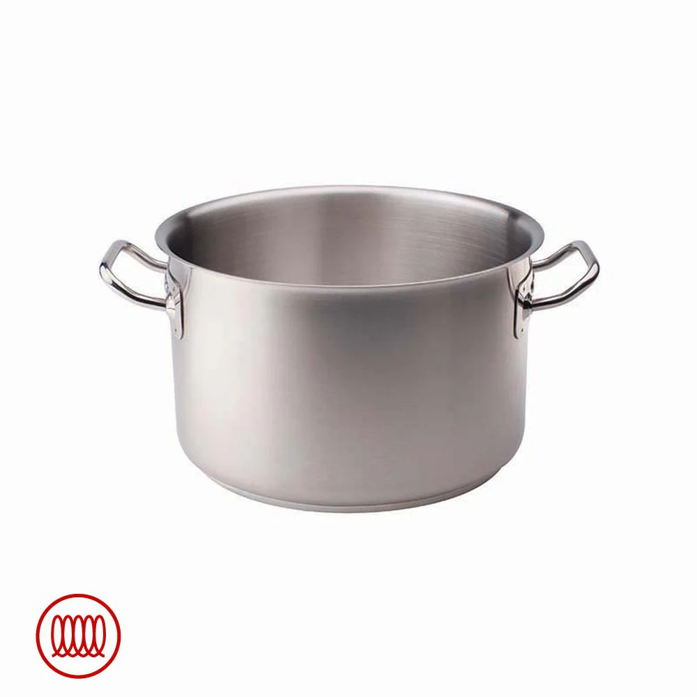 Acciaio Inox Casseruola Alta Induzione Con Due Maniglie - Image 11
