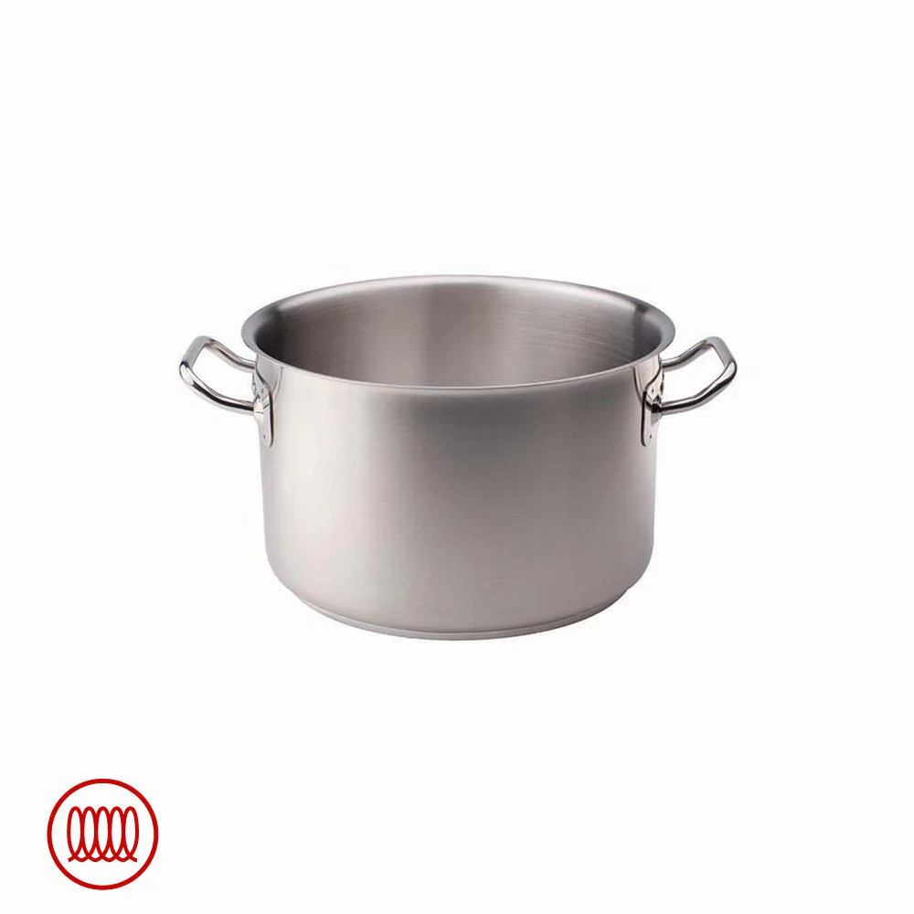 Acciaio Inox Casseruola Alta Induzione Con Due Maniglie - Image 5