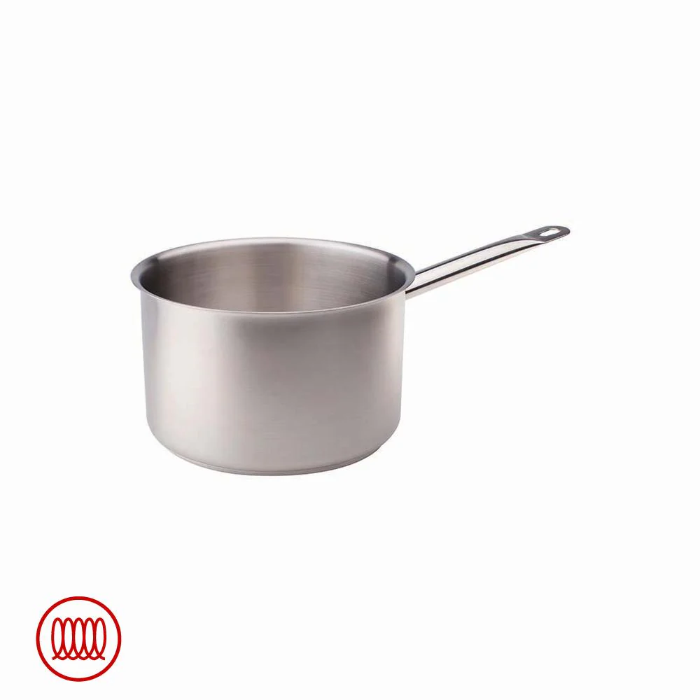 Acciaio Inox Casseruola Alta Induzione Con Manico Tubolare - Image 2