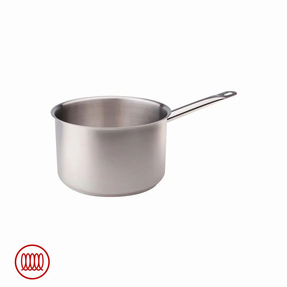 Acciaio Inox Casseruola Alta Induzione Con Manico Tubolare - Image 3