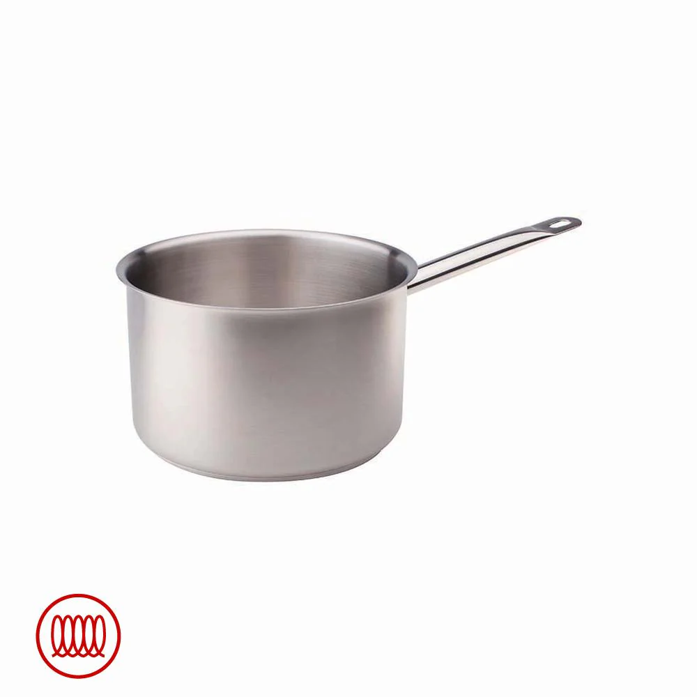 Acciaio Inox Casseruola Alta Induzione Con Manico Tubolare - Image 4
