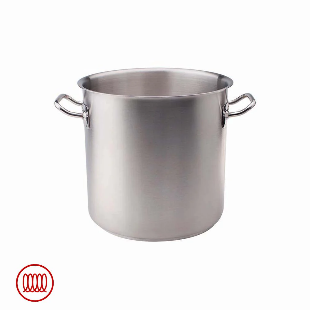 Acciaio Inox Pentola Alta Induzione Con Due Maniglie - Image 4