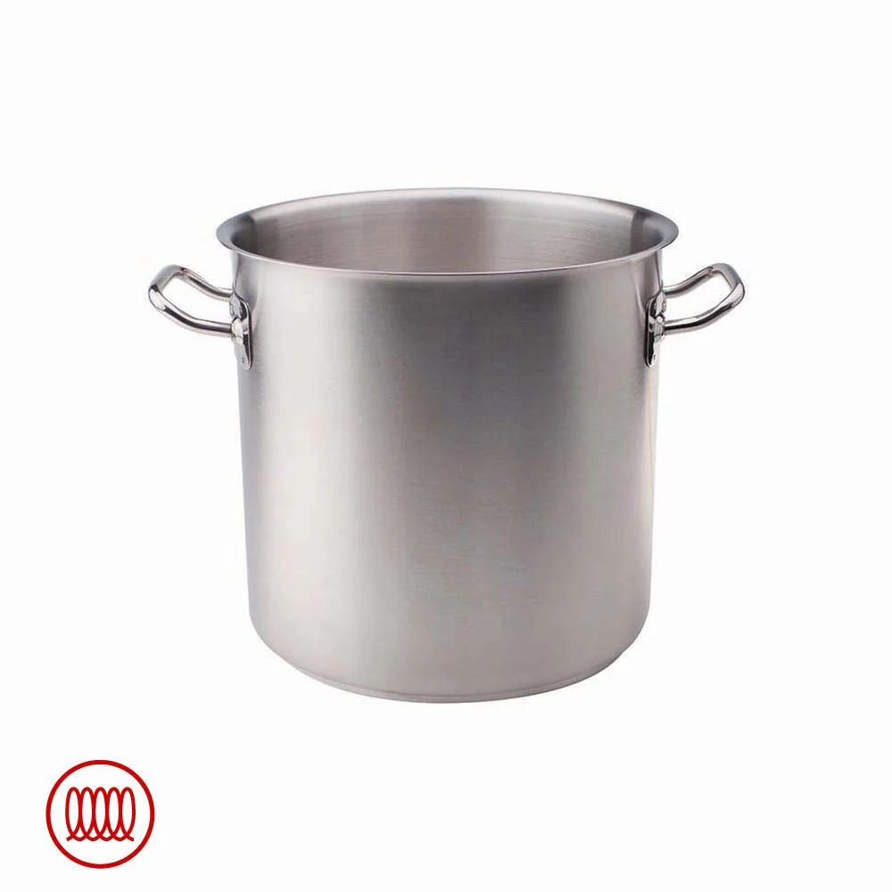 Acciaio Inox Pentola Alta Induzione Con Due Maniglie - Image 5