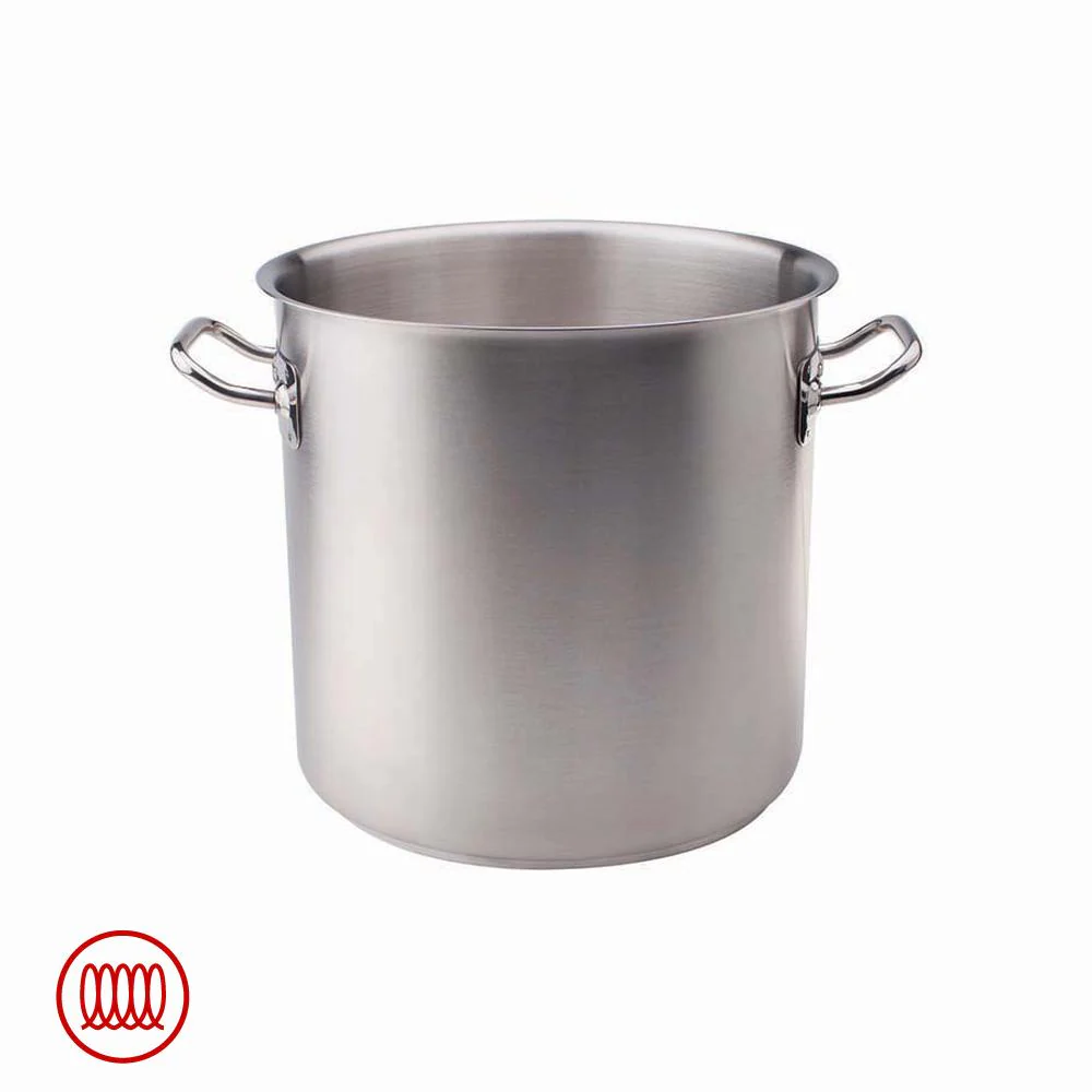 Acciaio Inox Pentola Alta Induzione Con Due Maniglie - Image 6
