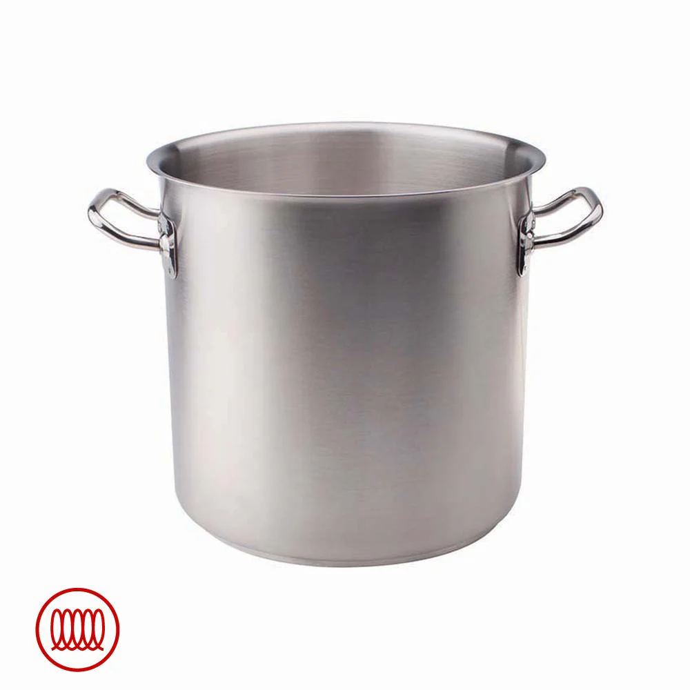 Acciaio Inox Pentola Alta Induzione Con Due Maniglie - Image 9