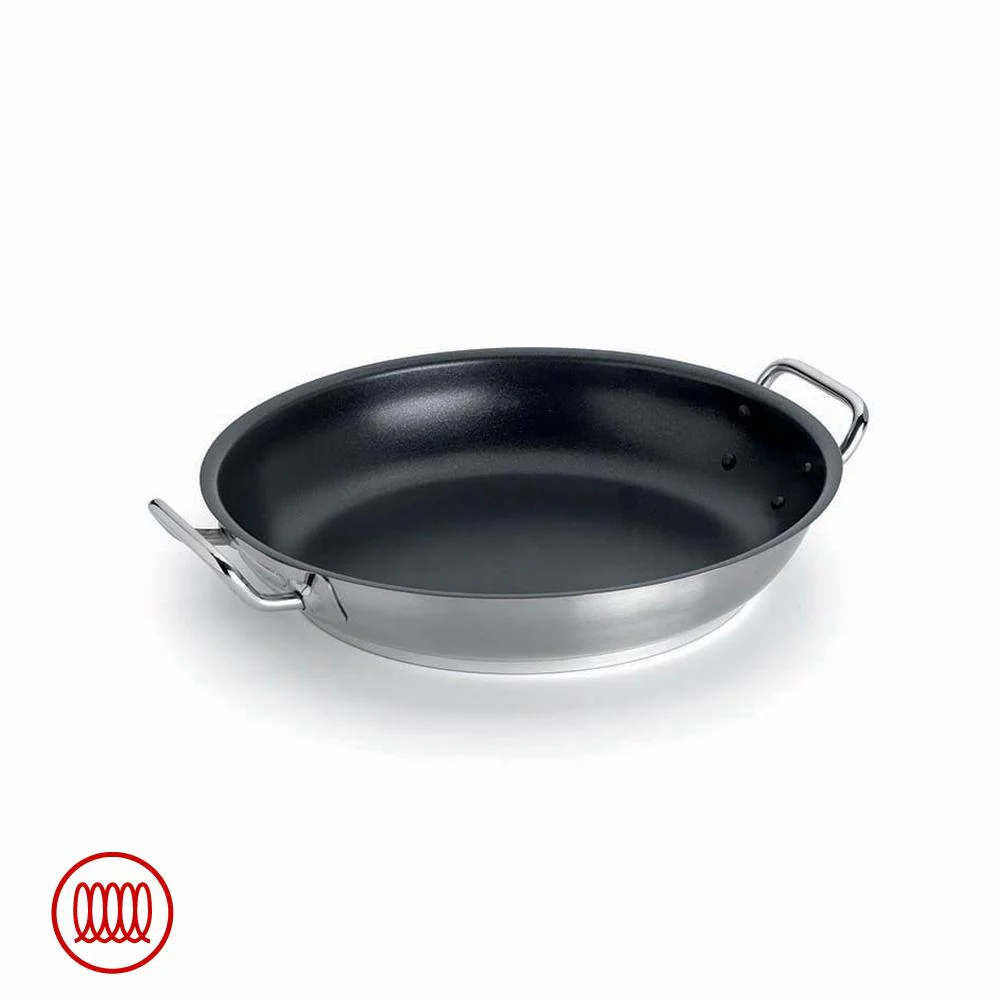 Acciaio Inox Platinum Tegame Basso Induzione Antiaderente Con Due Maniglie - Image 5