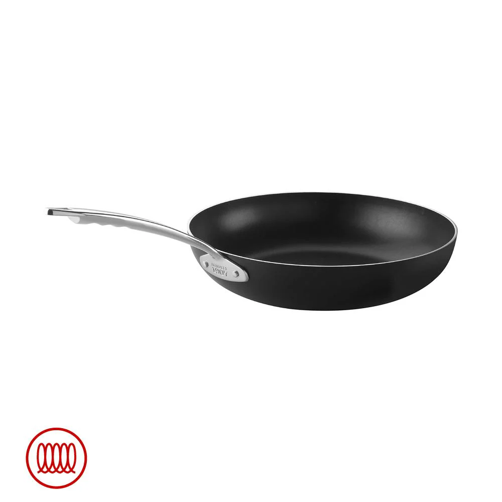 AlBlack 1907 Padella Alta Induzione In Alluminio Antiaderente 3mm Con Manico Inox - Image 3