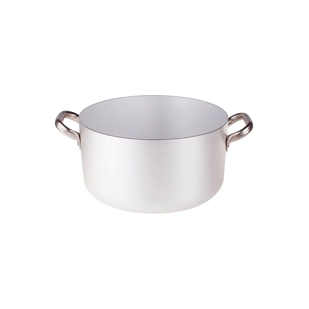 Alluminio 3mm Professionale Casseruola Alta Con 2 Maniglie Inox - Image 12