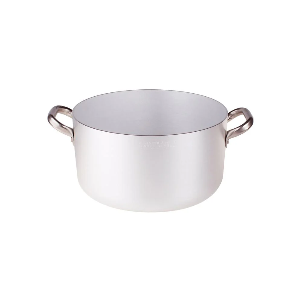 Alluminio 3mm Professionale Casseruola Alta Con 2 Maniglie Inox - Image 14
