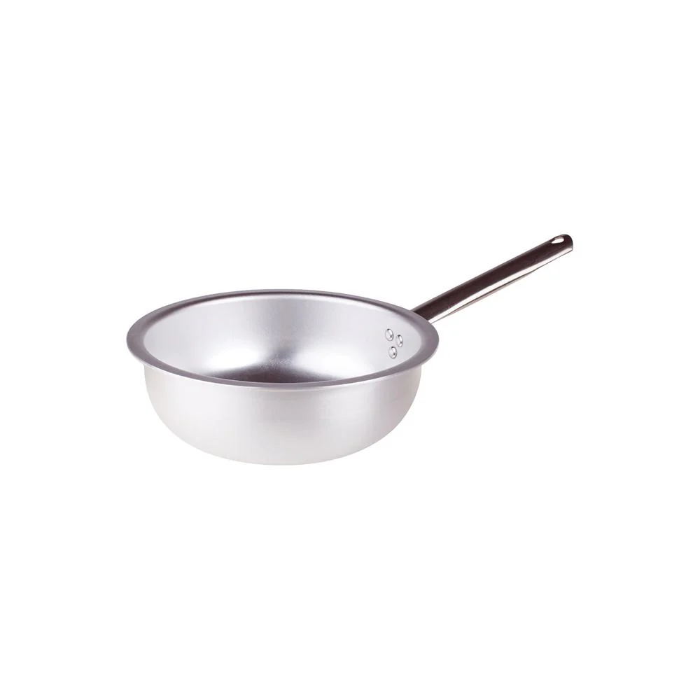 Alluminio 3mm Professionale Padella Alta Da Mantecatura Con Manico Tubolare Inox - Image 10