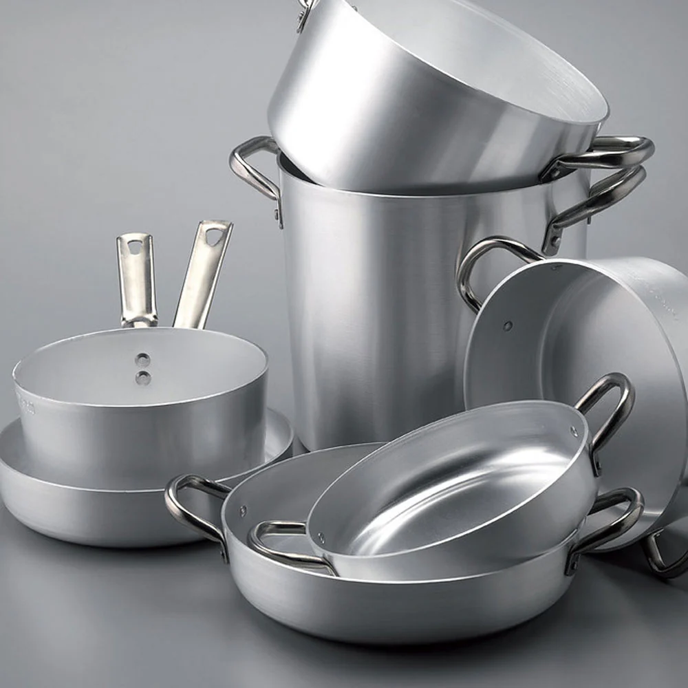 Alluminio 3mm Professionale Padella Alta Sauté Con Manico Tubolare Inox - Image 7