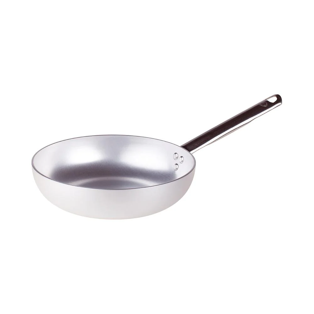 Alluminio 3mm Professionale Padella Alta Svasata Con Manico Tubolare Inox - Image 18