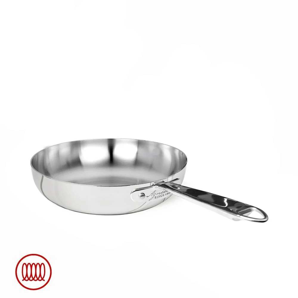 Alu-Inox 3-ply Padella Alta Induzione Con Manico Tubolare In AluInox - Image 10