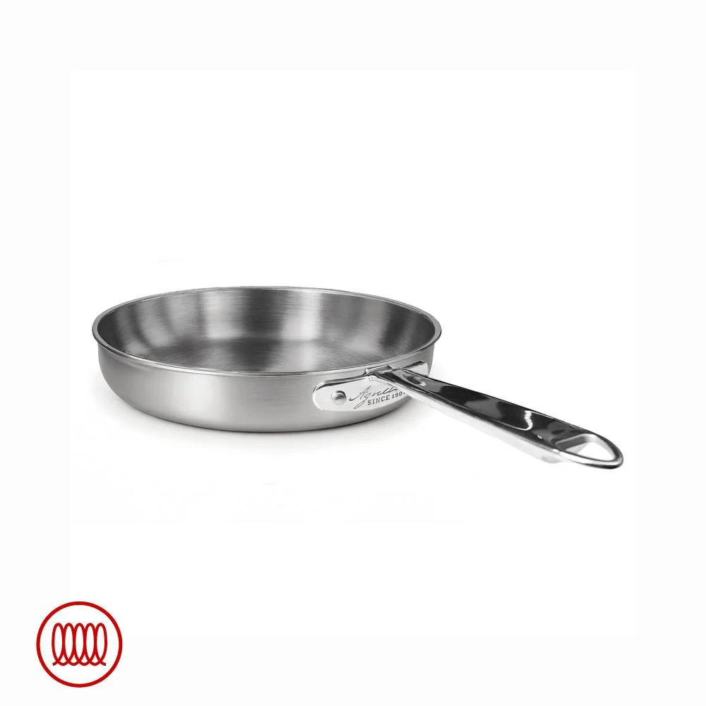 Alu-Inox 3-ply Padella Bassa Induzione Con Manico Tubolare In AluInox - Image 8