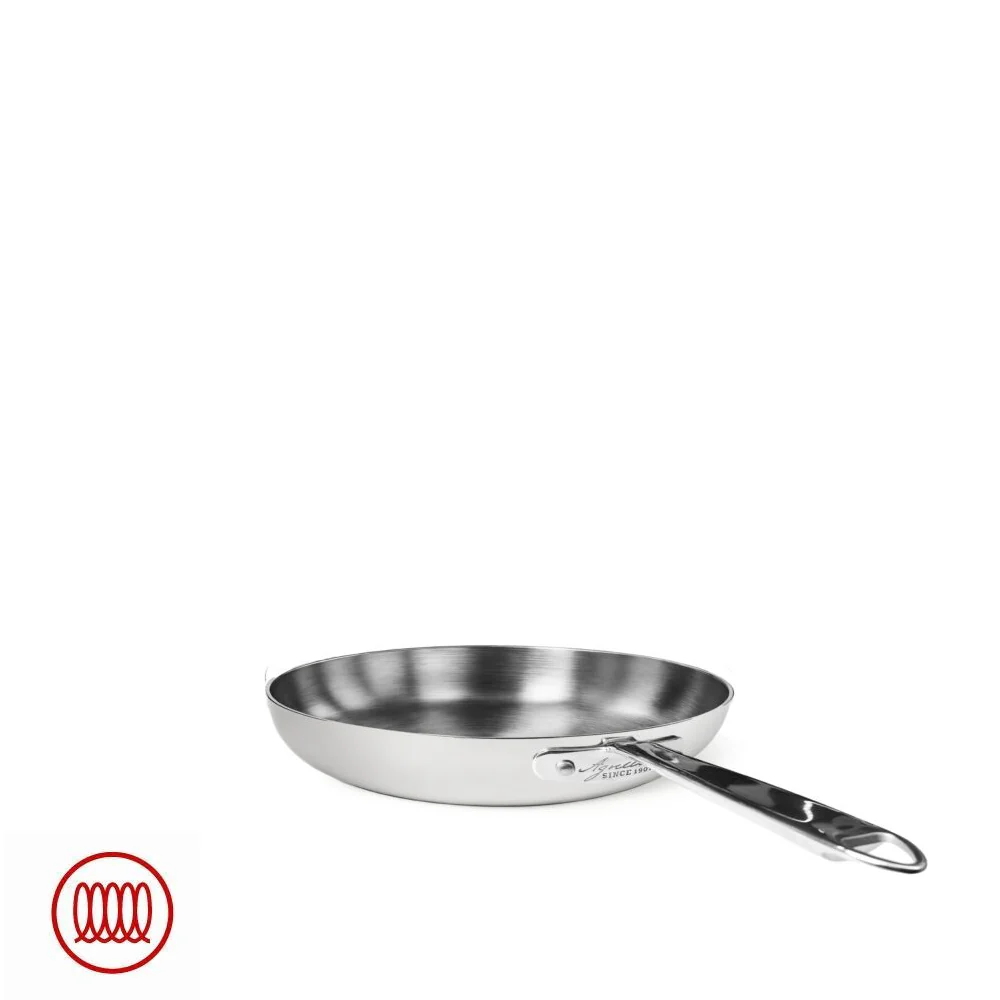 Alu-Inox 5-Ply Padella Bassa Con Manico 1907 In Alu-Inox