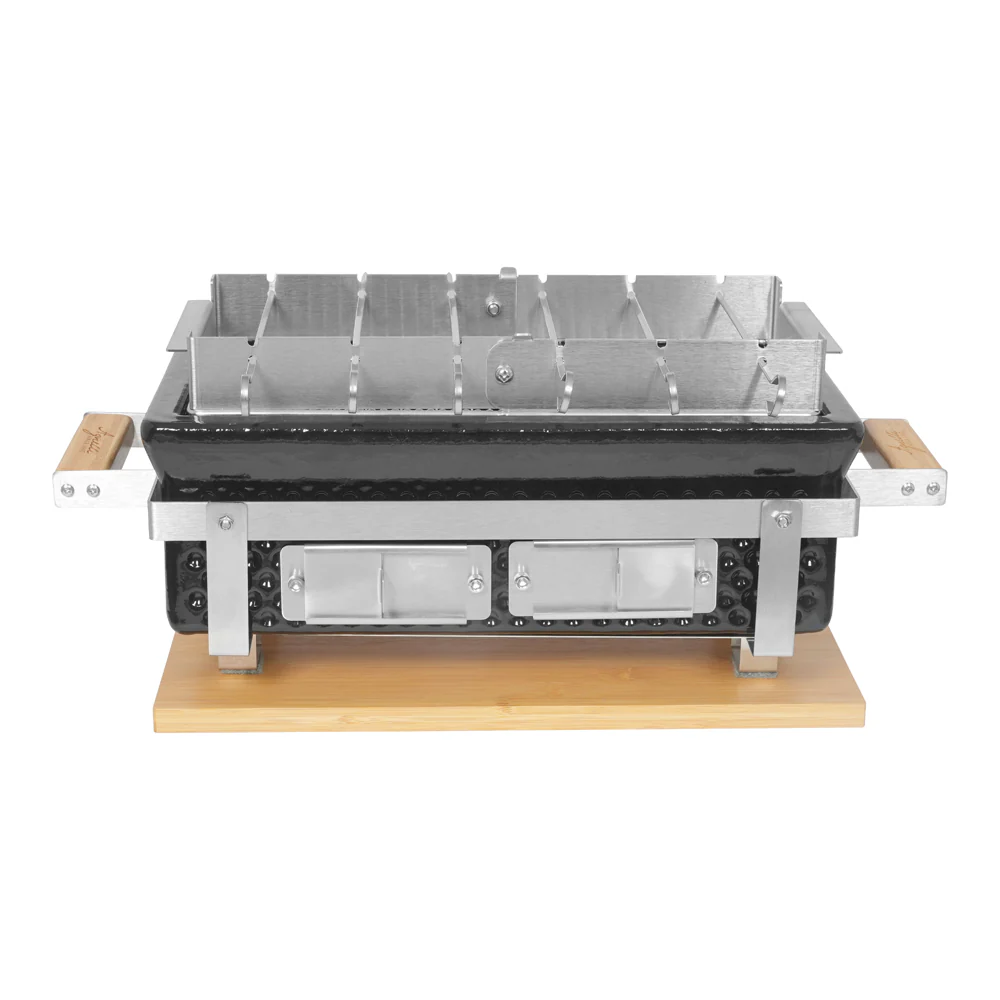 Hibachi  BBPro Barbecue da Tavolo Compatto Rettangolare