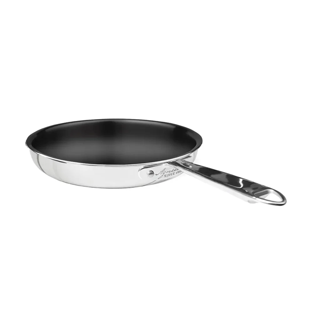 Non-Stick Alu-Inox Padella Bassa Con Antiaderente Sharkskin In Alluminio Con Manico Inox - Image 3