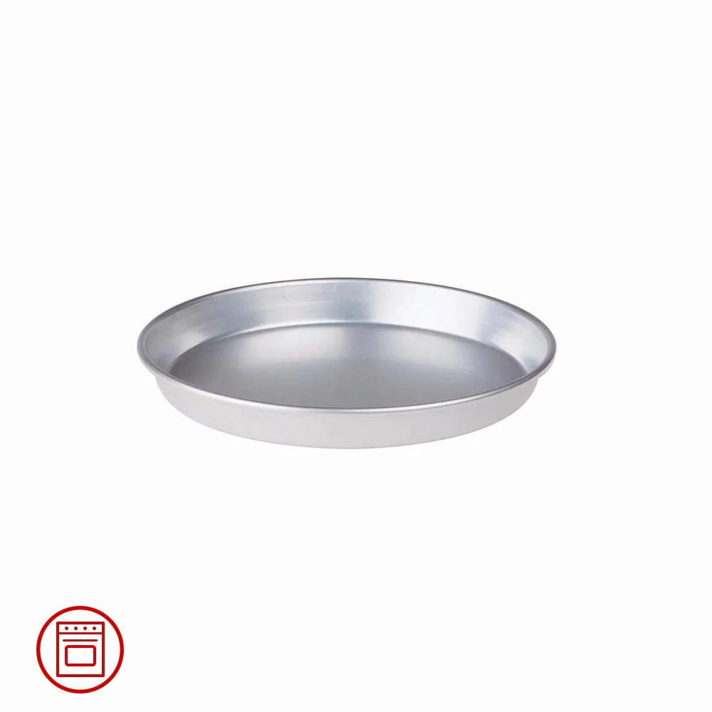 Pasticceria & Pizza Tortiera Conica Alta 3 cm Con Orlo In Alluminio