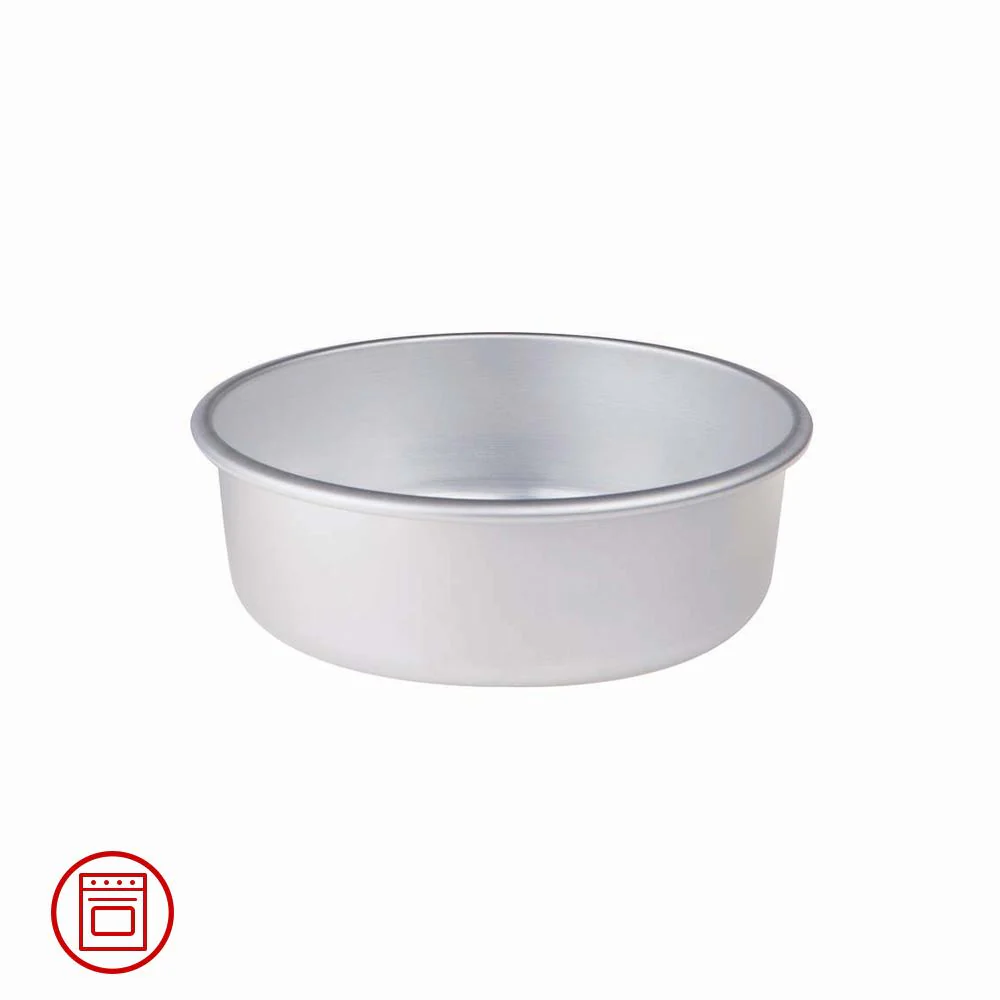 Pasticceria & Pizza Tortiera Conica Alta 8 cm Con Orlo In Alluminio