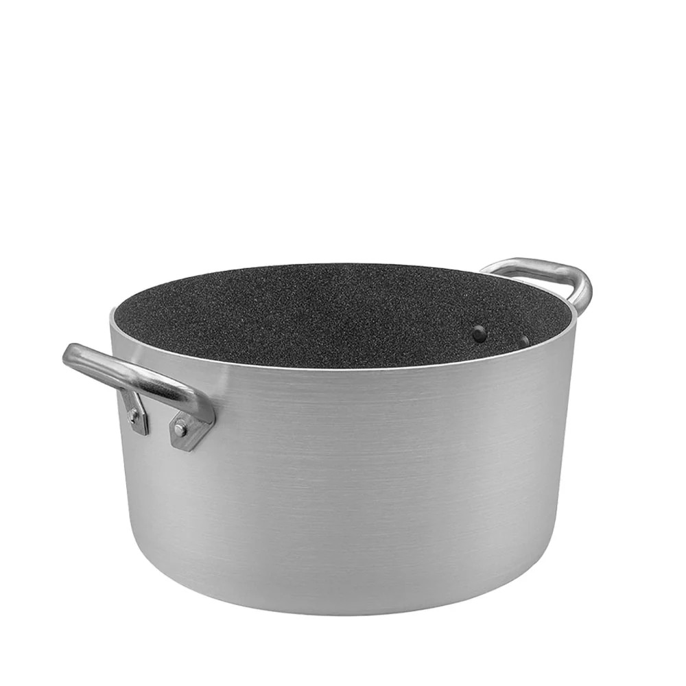 SharkSkin Casseruola Alta In Alluminio Antiaderente Con 2 Maniglie Acciaio Inox - Image 3