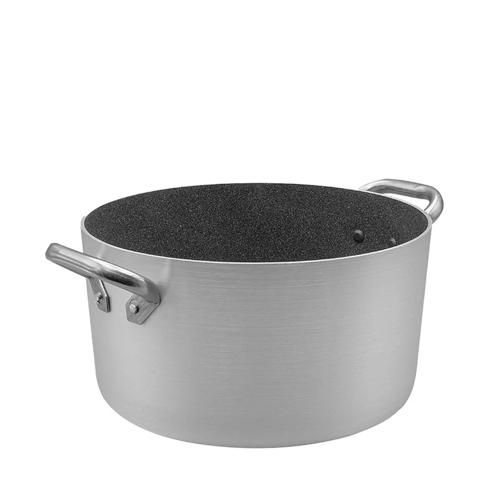 SharkSkin Casseruola Alta In Alluminio Antiaderente Con 2 Maniglie Acciaio Inox - Image 4