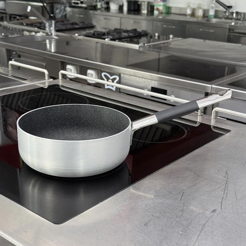 SharkSkin Casseruola Alta In Alluminio Antiaderente Induzione Con Manico In Acciaio Inox Cool - Image 6