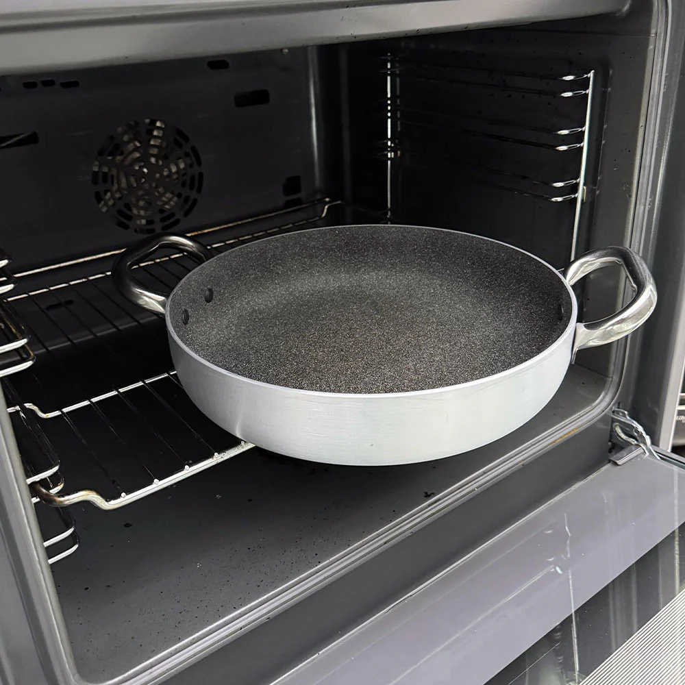 SharkSkin Casseruola Alta In Alluminio Antiaderente Induzione Con Manico In Acciaio Inox Cool - Image 8