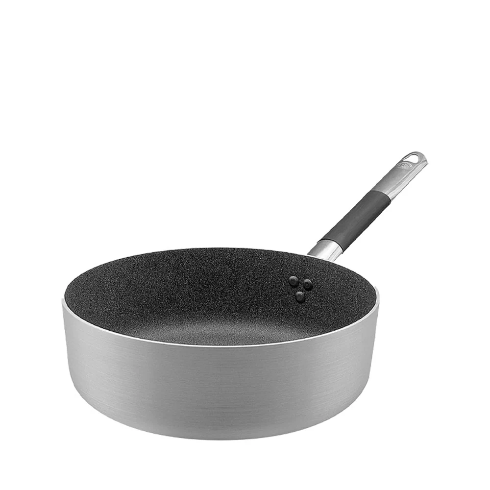 SharkSkin Casseruola Bassa In Alluminio Antiaderente Con Manico In Acciaio Inox Cool - Image 3