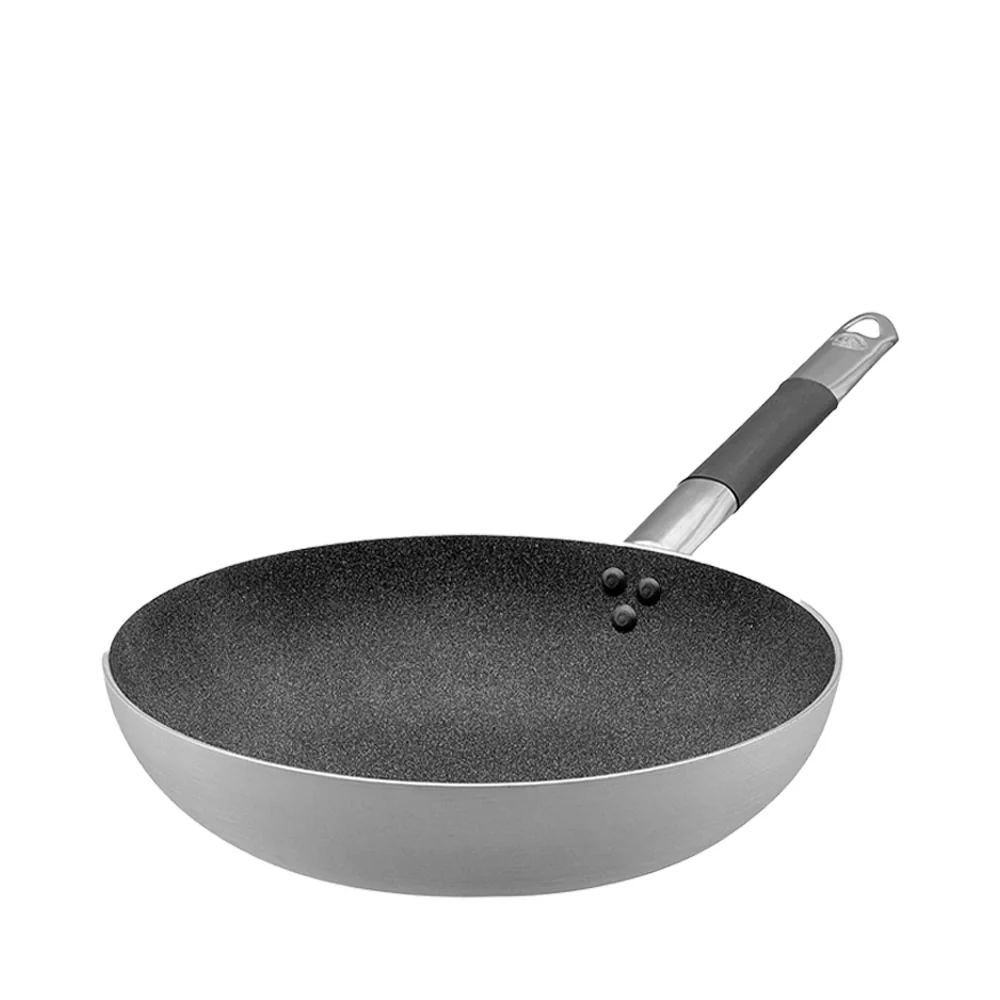SharkSkin Padella Alta Svasata In Alluminio Antiaderente Con Manico In Acciaio Inox Cool - Image 4