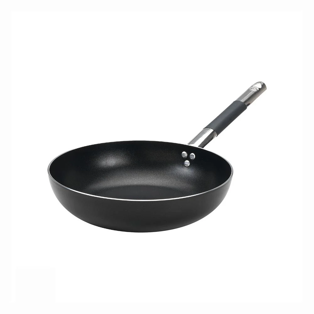 Alblack 3 mm Padella Alta Svasata Antiaderente In Alluminio Con Manico Cool Inox