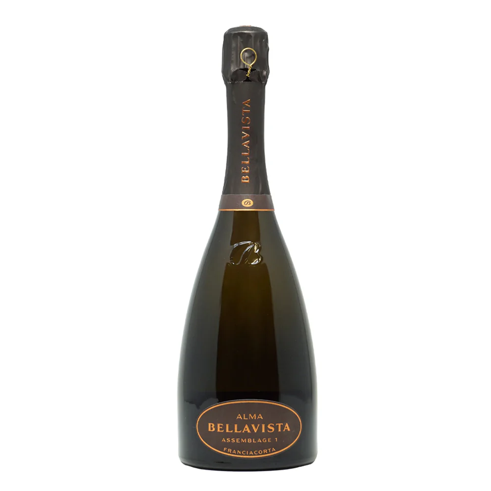Alma Assemblage 1 Extra Brut Franciacorta DOCG Cantina Bellavista + 2 Calici Rastal Franciacorta 42cl - Image 3