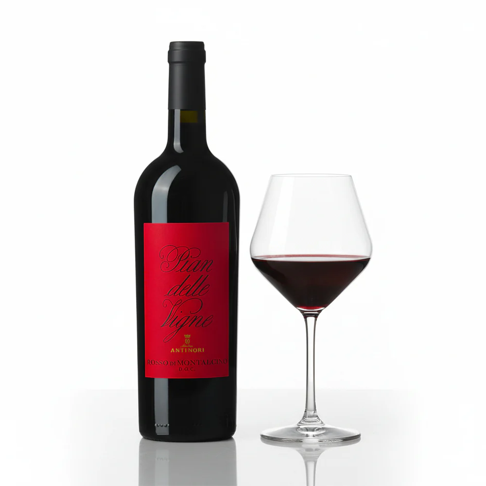 Antinori Pian delle Vigne Rosso di Montalcino 2023 + Set 6 Calici Vino Rosso Revolution 54.5 cl - Image 2