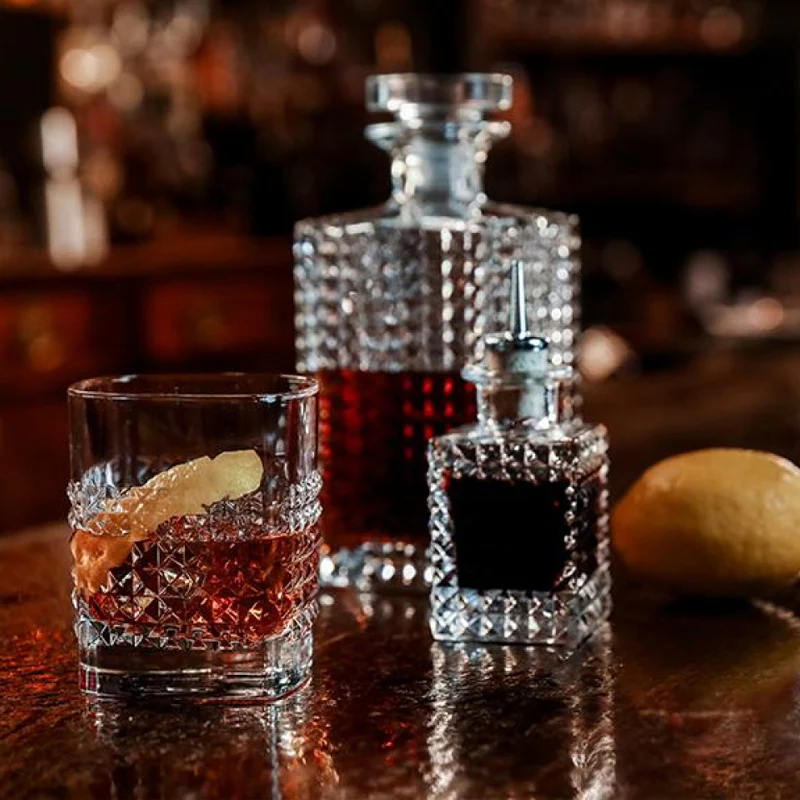 Mixology Elixir Set Whisky Bottiglia e Bicchieri In Vetro - Set 5 Pz - Image 3