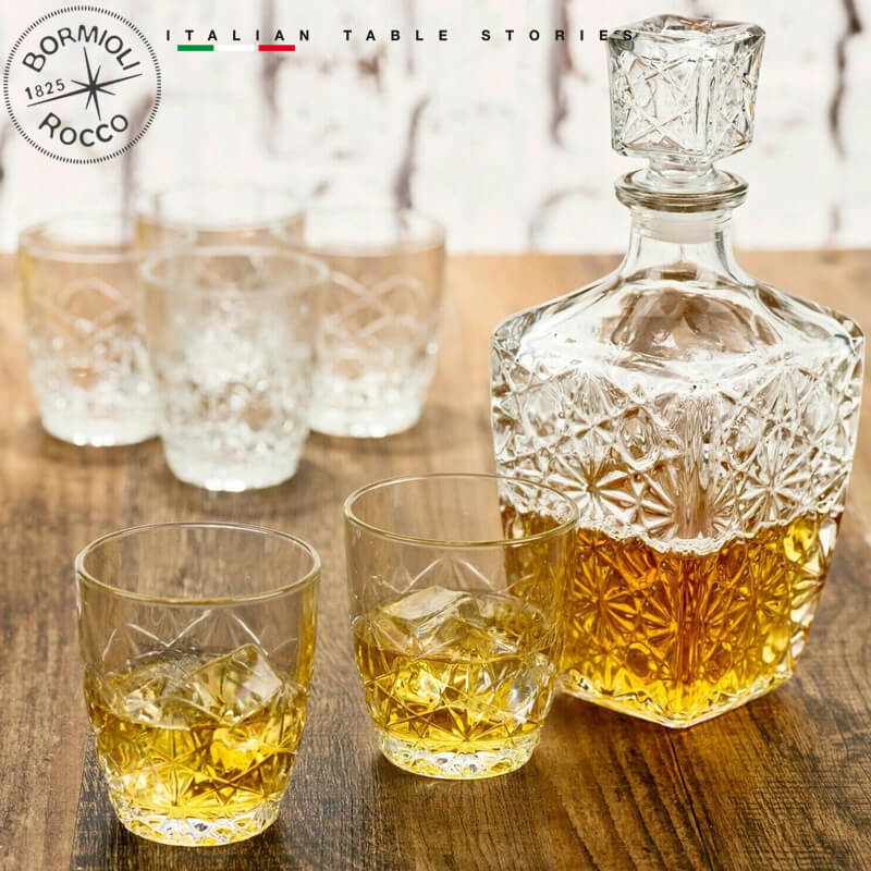 Dedalo Set Whisky in Vetro - Set 7 Pezzi - Image 2