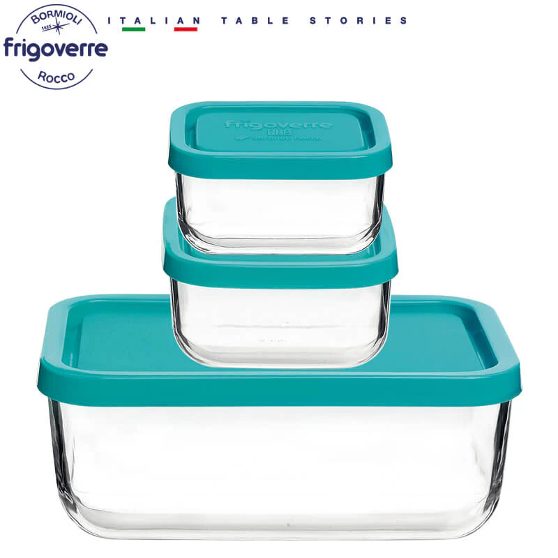 Frigoverre Classic Contenitore Per Alimenti Rettangolare - Set 3 Pz - Image 2