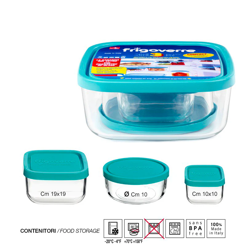 Frigoverre Classic Contenitore Per Alimenti - Set 3 Pz - Image 4