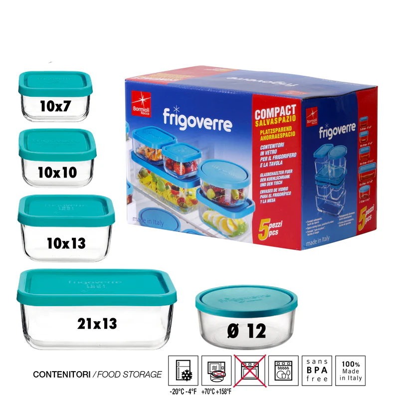Frigoverre Classic Contenitore Per Alimenti - Set 5 Pz - Image 3