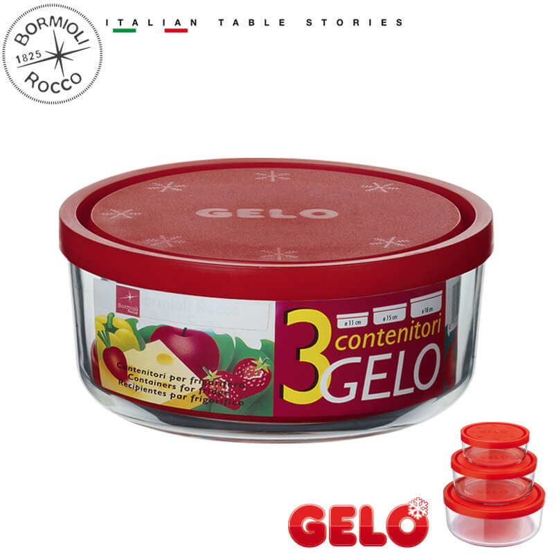 Gelo Set Contenitori Per Alimenti In Vetro - Set 3 Pz - Image 3
