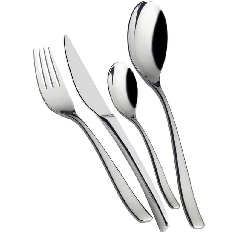 Amalfi Servizio Posate Acciaio Inox - Set 24 Pz