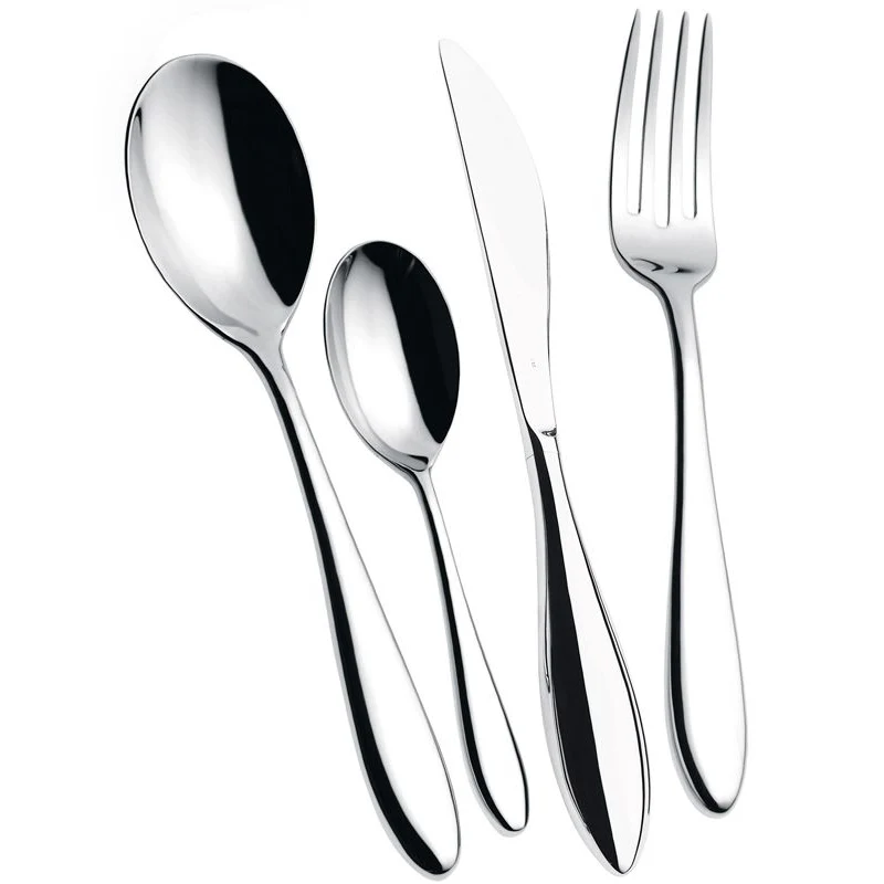 Fresco Servizio Posate Acciaio Inox - Set 24 Pz